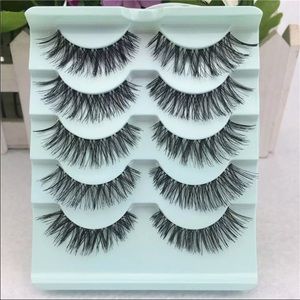 5 pack of wispy reusable lashes